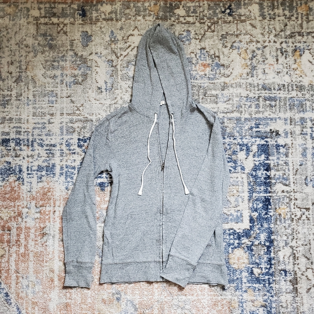 J. Crew Slim Fit Gray Hoodie